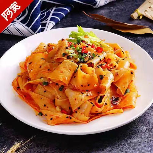 水西林 阿寬家紅油面皮袋裝涼皮麻醬面皮速食涼拌食品懶人宿舍方便面囤貨
